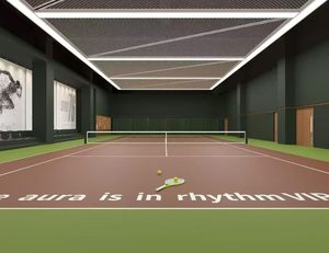 Pickleball Court Mat Interlocking <b>PVC</b> <b>Tiles</b> Eco-Friendly Anti-Bacterial Portable Outdoor Tennis Surface Shock Sports Flooring - Product Image 5