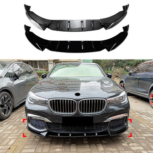 ลิ้นกันชนหน้า Amp-Z สำหรับ BMW ซีรีส์ 7 รุ่น G11 G12 ลายคาร์บอนไฟเบอร์ ผิวด้าน สำหรับชุดแต่ง M Sport รุ่นแรก - Product Image 1