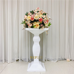 Elegant Wedding Decoration White Glass <strong>Flower</strong> <strong>Vase</strong> 91cm Tall Table Centerpiece Stand - Product Image 3