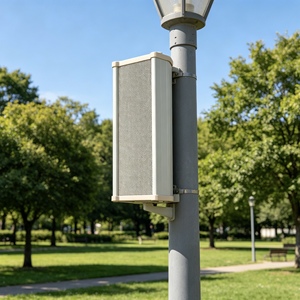 Haut-parleur <span class=keywords><strong>colonne</strong></span> IP Vnetpa 20W pour système de sonorisation scolaire, haut-parleur extérieur PoE, haut-parleur VoIP - Product Image 1