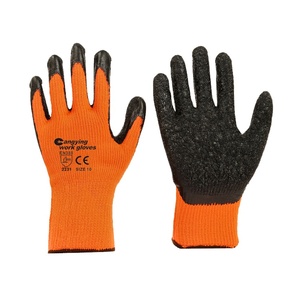 قفازات مطاطية برتقالية مقاومة للقطع من تشوانغيينغ، مطلية باللاتكس ومعزولة، مناسبة لركوب الدراجات والصيد، مصنوعة من مادة TPR المحبوكة - Product Image 1