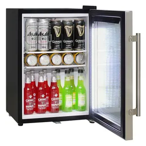 Mini Frigo Boisson Getränke kühlschrank 32L Freistehender kompakter Kühlschrank Wohn möbel kleine Bar Boite für Hotel apartment
