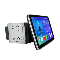 Autoradio double DIN 10,1 pouces QLED avec CarPlay sans fil, Android Auto, navigation GPS Bluetooth, lecteur radio FM/AM avec caméra de recul