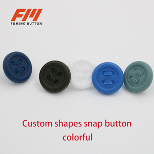 Nút chụp tròn mịn và mờ cho giày và Vớ với nút chụp nhựa chất lượng cao - Product Image 5