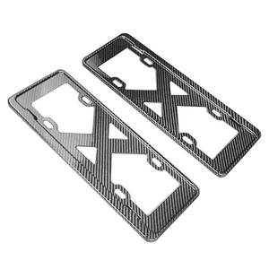 Trực tiếp phù hợp với 3K sợi carbon tấm giấy phép khung cho <span class=keywords><strong>ALPHARD</strong></span>/vellfire 30 Series lm300 bao gồm Chống Trộm vít (Bộ 2) - Product Image 2