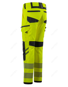 <span class=keywords><strong>Pantalon</strong></span> de travail extensible <span class=keywords><strong>haute</strong></span> <span class=keywords><strong>visibilité</strong></span> pour hommes, <span class=keywords><strong>pantalon</strong></span> de travail élastique EN ISO 20471 <span class=keywords><strong>CLASSE</strong></span> <span class=keywords><strong>2</strong></span> pour la sécurité industrielle - Product Image 4
