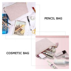 BSCI Factory Small Cosmetic <b>Bag</b> Elegant Roomy Makeup <b>Bags</b> Zipper Lipstick Pouch Pink Travel <b>Waterproof</b> <b>Toiletry</b> <b>Bag</b> - Product Image 5