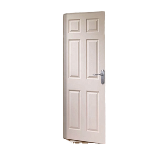 Puertas de Entrada Interiores de Madera Sólida, Modernas, Resistentes a la Oxidación, para Apartamentos y Dormitorios, Superficie Acabada Impermeable, WPC - Product Image 1