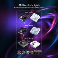Ventilateur de refroidissement ARGB HC-MJ8-12025-WT PWM silencieux pour boîtier d'ordinateur avec couleurs magiques, bonne qualité