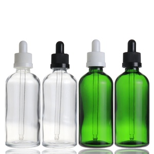 Flacon compte-gouttes de mesure en verre noir brillant, 1OZ 2OZ, <span class=keywords><strong>vide</strong></span>, bouteille d'huile essentielle de 30ML avec <span class=keywords><strong>Pipette</strong></span> en verre - Product Image 3