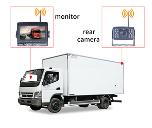 7 inch không dây HD 1080p AHD màn hình với BSD cảnh báo hồng ngoại tầm nhìn ban đêm góc rộng hệ thống <span class=keywords><strong>camera</strong></span> dự phòng cho xe tải xe buýt - Product Image 3