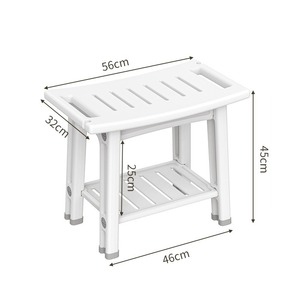Wisdom Rabbit Home <b>Bathroom</b> <b>Stool</b> Bath Shower <b>Stool</b> Living Room Changing Clothes - Product Image 3