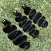 Lot de Cheveux Humains Vietnamiens Bruts de 22 Pouces, Non Traités, Qualité Supérieure 12A, Ondulés (Body Wave), Vente en Gros