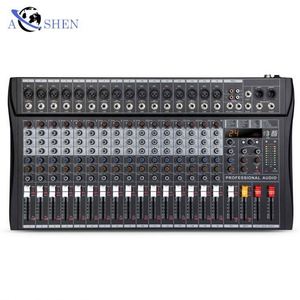 Mezclador de Audio Profesional OEM Gratuito de 16 Canales, Mezclador USB 24 DSP, Mezclador para Fiestas, Escenarios, KTV, DJ - Product Image 1