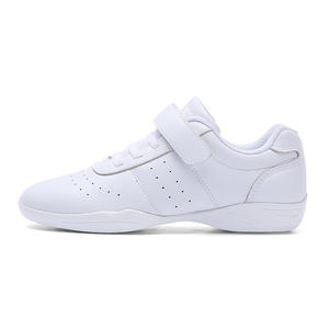 Chaussures d'aérobic compétitives pour enfants de 6 à 12 ans Chaussures d'entraînement de cheerleading de sport blanches Doublure en maille Chaussures d'encouragement - Product Image 3