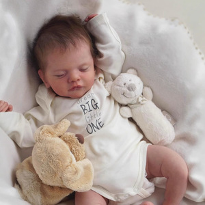 Muñeca Bebé Reborn <span class=keywords><strong>de</strong></span> 45 cm con Cuerpo <span class=keywords><strong>de</strong></span> Tela Suave, Piel con Pintura 3D Realista, Muñecas Bebé Reborn <span class=keywords><strong>de</strong></span> Silicona Realistas <span class=keywords><strong>de</strong></span> 18 Pulgadas - Product Image 4