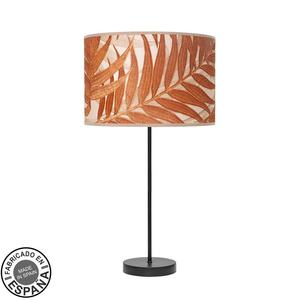 Lampada da Tavolo 1xE27, Colore Nero e Foglia, Dimensioni 63x30x30 cm, Ideale per Illuminazione Decorativa e Ambiente Moderno. - Product Image 1