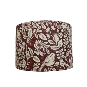 Fait à la main personnalisé E27 Tambour pendentif abat-jour, Birds'twitter et parfum - Product Image 1
