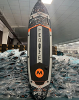 Vente en gros d'usine 11'6''x35''x6'' sup Planche de paddle gonflable personnalisée pour le surf, planche de surf sup avec siège de pêche
