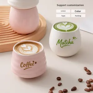 Tazze da caffè in porcellana ceramica bianca giapponese personalizzate per la decorazione della casa regalo per l'amico <span class=keywords><strong>tazza</strong></span> di caffè <span class=keywords><strong>personalizzata</strong></span> di alta qualità - Product Image 1