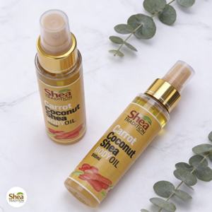 Aceite Corporal Shea Tradition Orgánico de Zanahoria, Coco y Karité, Antienvejecimiento, Suavizante, 100 ml, para Todo Tipo de Piel, Uso Matutino/Nocturno - Product Image 3