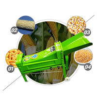 Décortiqueuse de maïs électrique durable avec une capacité de 500 kg/h, séparateur de grains haute productivité pour usage agricole