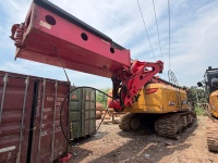 Foreuse rotative robuste et précise SR285, puissante machine de forage pour la construction de fondations