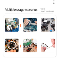 Cr-v 70pcs Kit d'outils de réparation interchangeables Jeu d'embouts de tournevis magnétiques à douille de précision pour l'électronique téléphonique