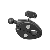17mm support de joint à rotule vélo vélo guidon support téléphone support Extender Tube support de montage pince