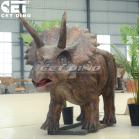 Dinozor Kostümleri Animatronik Model Triceratops Robotik Dinozor Gerçek Boyutta Animatronik Dinozor Simülasyonu Animatronik Modeller