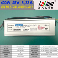 Alimentation électrique de commutation pour armoire de commande PLC, étanche IP67, extérieur, 220 V CA vers 45 V CC, 48 V CC, 8 A, 10 A, 400 W, 500 W, 600 W