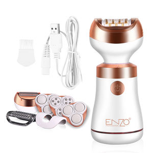 ENZO <span class=keywords><strong>5</strong></span> <span class=keywords><strong>en</strong></span> <span class=keywords><strong>1</strong></span> Limpiador facial eléctrico Skin Spa Sonic Vibration Callus Remover Depiladora Depilación Cuidado de la belleza Masajeador facial - Product Image 1
