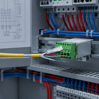 Kabel Komunikasi Sinyal RVVP Berlapis Timah/Tembaga Murni, Terlindung, Multicore, Terpilin, 2/3/4/5/6/7/8 Inti, 0.2mm-1.5mm