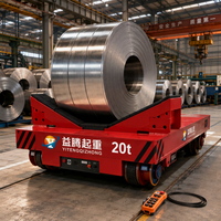 Nouvelle plateforme de transfert électrique 48V sur rail, AGV télécommandé, chariot de manutention industriel en acier pour la construction