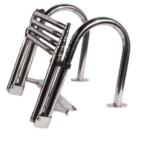 Suministro de fábrica, estante telescópico de acero inoxidable marino, Barco multiusos marino, escalera plegable de 4 escalones - Product Image 5