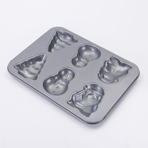 Molde para hornear antiadherente de 6 cavidades con forma de flor para uso doméstico - Product Image 3