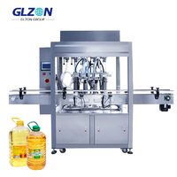 Machine de remplissage automatique de liquides, remplisseuse de bouteilles, équipement d'embouteillage à vendre, ligne de remplissage d'huile alimentaire et emballage d'huile de cuisson