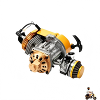 Moteur à essence monocylindre CNC 49cc/50cc 2 temps refroidi par air, allumage CDI, démarrage par lanceur, mini moto, quad, ATV, dirt bike