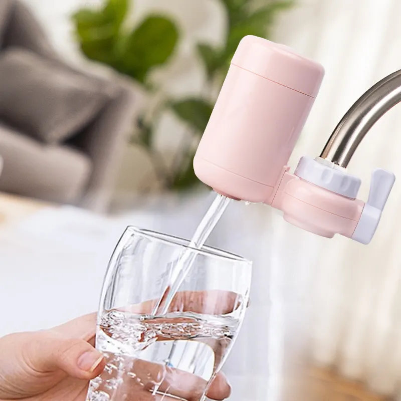 Begreat Heim küchenarmatur rosa Tonerfilter Filter Schicht für Schicht Entchlorung armatur-Wasserreiniger wasserhahn-Wasserfilter
