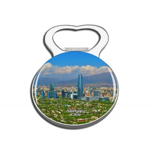 Abridor de botellas de poliresina con imán para nevera, abridor de botellas de resina para viaje de ciudad, colección de recuerdo - Product Image 1