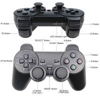 NexPlay 2-Piece Wireless untuk Pengontrol Kemudi Game Wheel untuk Mobile Android PC & TV - Dual Gamepads Joystick
