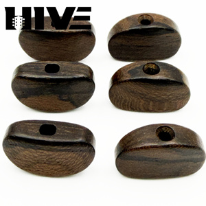 HIVE Juego <span class=keywords><strong>de</strong></span> 6 clavijas <span class=keywords><strong>de</strong></span> afinación <span class=keywords><strong>de</strong></span> guitarra <span class=keywords><strong>de</strong></span> madera <span class=keywords><strong>de</strong></span> caqui negro con pulido fino, mango <span class=keywords><strong>de</strong></span> alta calidad para perillas <span class=keywords><strong>de</strong></span> guitarra - Product Image 5