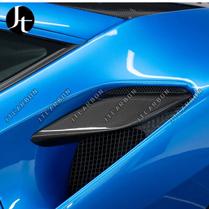 Couvercle d'évent latéral en fibre de carbone sèche pour <span class=keywords><strong>Ferrari</strong></span> F8 Tributo Spider Side Fenders Easy Sticker - Product Image 3
