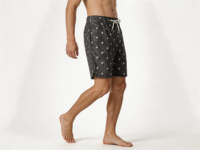Shorts de bain YILONG pour hommes, séchage rapide, imprimé numérique, motif cocotiers, extensibles dans 4 directions, pour le surf et la natation