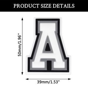 Breloques lettres pour sac Bogg, breloques décoratives pour sac Bogg, lettres alphabet à insérer, lettres 3D pour personnaliser les sacs à main DIY - Product Image 3