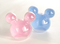 Boîte de rangement durable en forme de Mickey pour bonbons de mariage en plastique moulé par injection