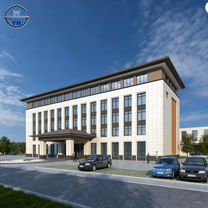 Bâtiment commercial modulaire préfabriqué <span class=keywords><strong>de</strong></span> luxe moderne à structure en acier, immeuble <span class=keywords><strong>de</strong></span> bureaux préfabriqué à plusieurs étages, structure en acier préfabriquée CE ISO - Product Image 2