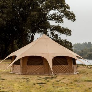 FOERSTINE Fabricant de tentes en coton oxford Cloche Tente Yourtes avec Poêle Coupe-Vent Respirant Fête de famille Tente de camping en plein air - Product Image 1