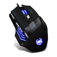 ZELOTES T-80 USB Optical Gaming Mouse-7-Button Programmable RGB Backlit Ergonomic Design Stok Tersedia