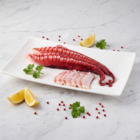 Poulpe bouilli surgelé prêt à consommer, certifié Halal, 4-10P/10KG, marque East Ocean, pour la cuisine japonaise - Vente chaude